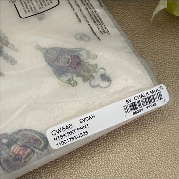 NWT 🚀 Coach LIMITED EDITION Genuine Leather Notebook • Embossed Sparkle Rocket - Picture 6 of 8